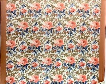 Ted Lapidus Flowers Silk Scarf Vintage (30.5”x”30.5)