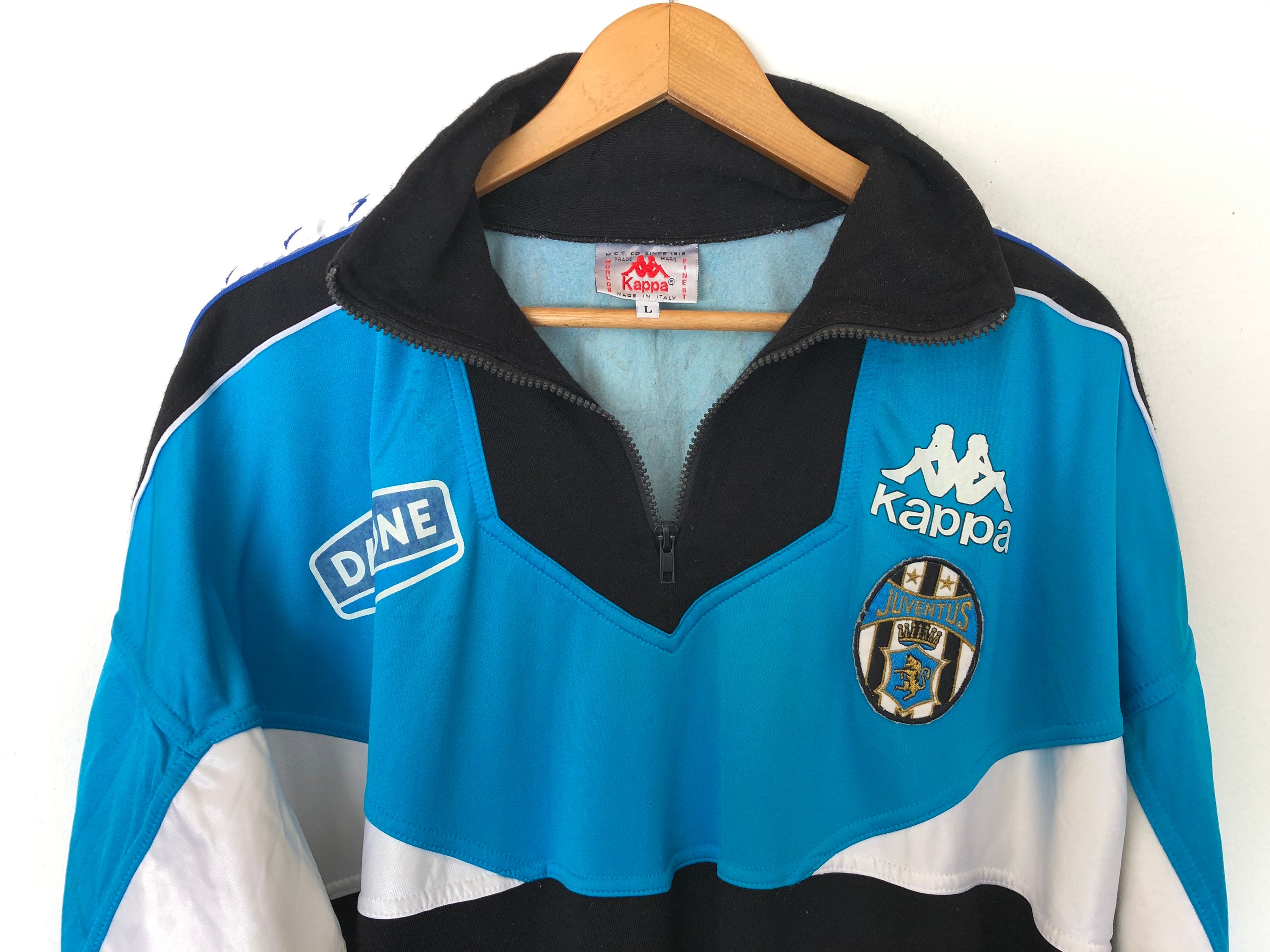 Rare!! Kappa Big Logo Spellout Pullover Jumper Sweatshirt Half Zip