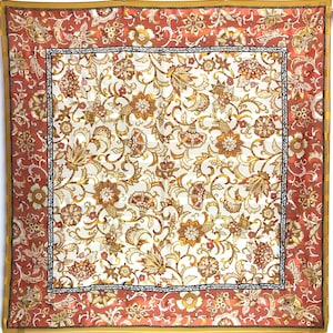 Lancetti Silk Scarf Vintage (34.5”x”35.5)