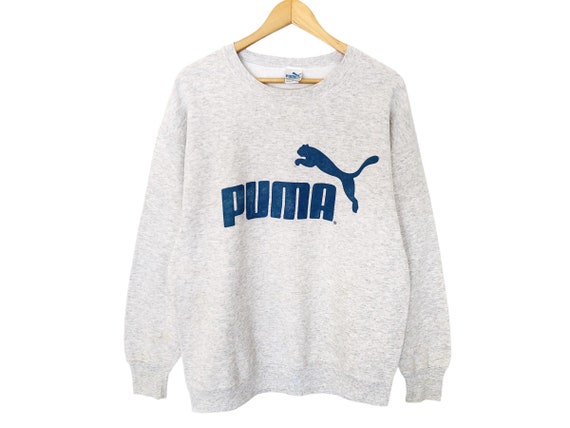 Puma Big Logo Spellout Pullovet Jumper Sweatshirt… - image 1