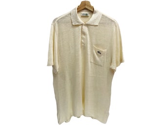 Lacoste Chemise Knit Polo Shirt Made France Vintage “Rare Lacoste”