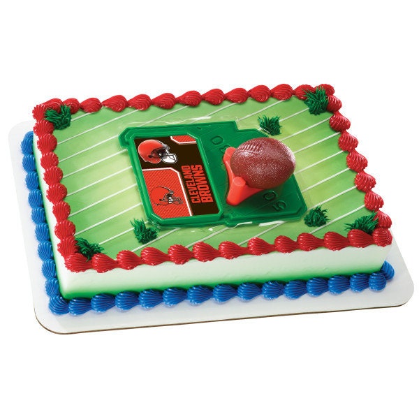 Cleveland Browns Football Cake Topper Decoration Party Supplies