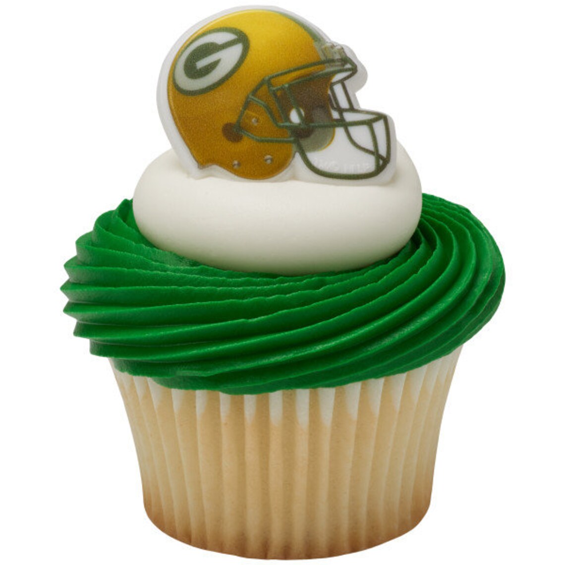 24 Green Bay Packers NFL Football Cupcake Rings Toppers Etsy