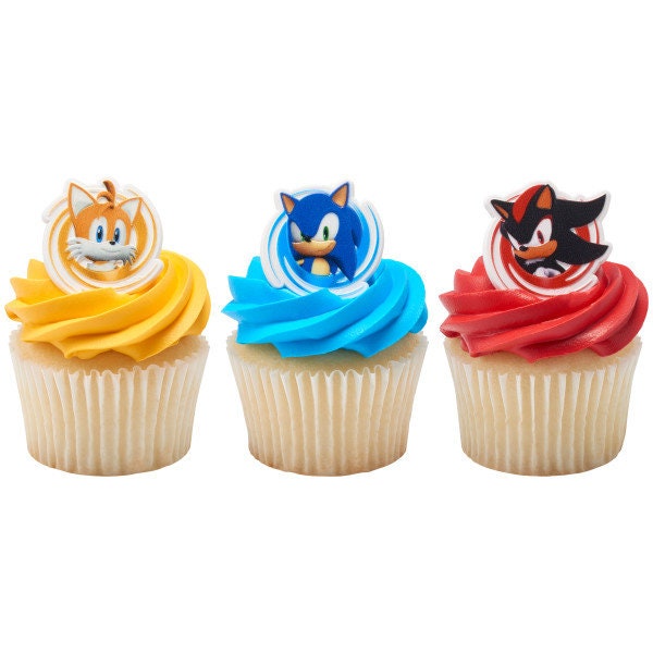 Sonic Head Cake Topper Sonic Rings Run Sonic Game Cutting -  Israel