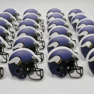 24 Minnesota Vikings NFL Football Cupcake Rings Toppers - Etsy