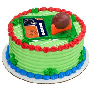 Chicago Bears Football Cake Topper Decoration Party Supplies