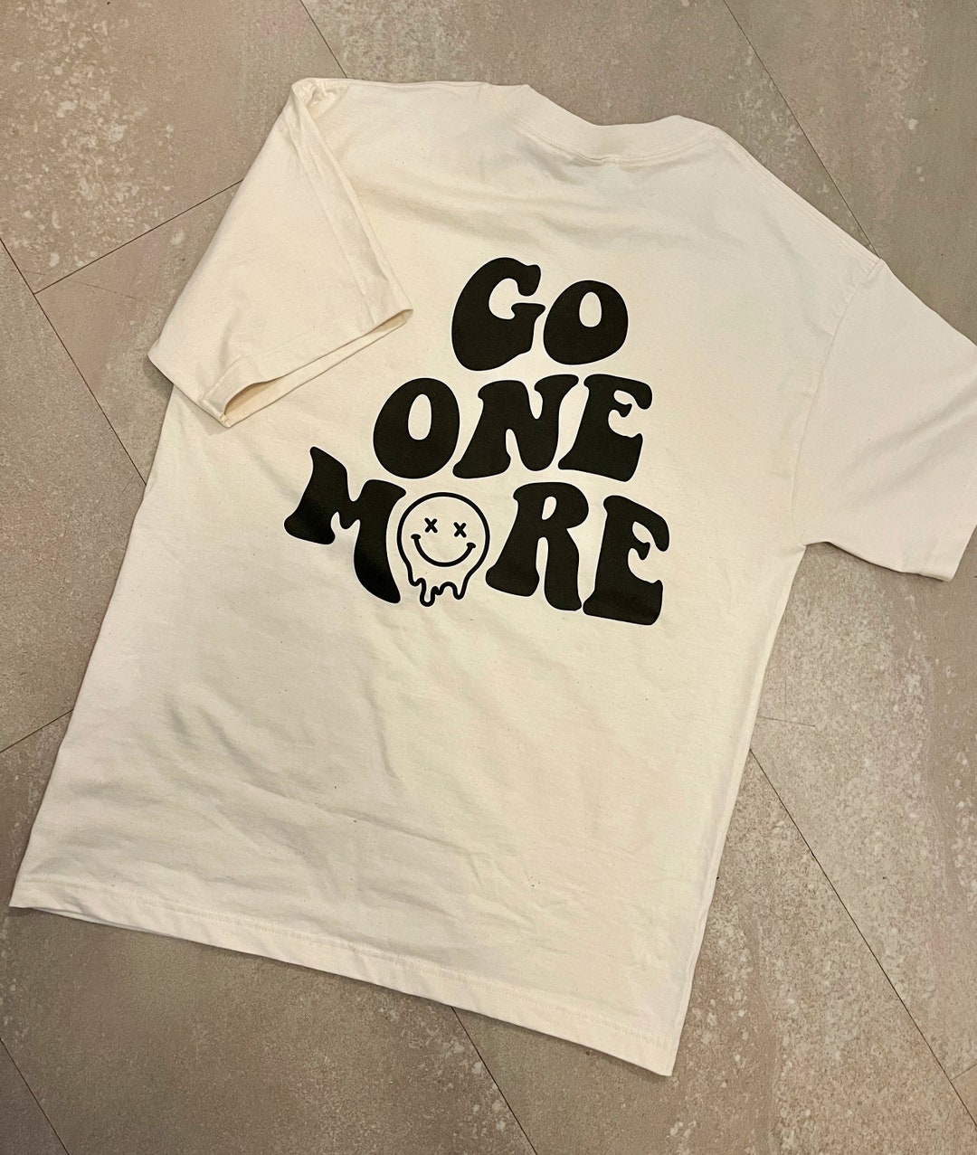 Go One More Stylish Oversized Gym Pump Cover Tshirts for Etsy