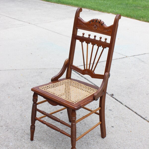 Antique Spindle Chair Etsy