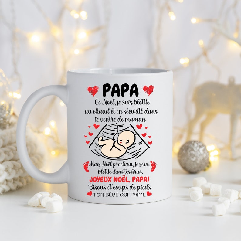 Mug En Céramique Pour Papa Spécial Noël image 2