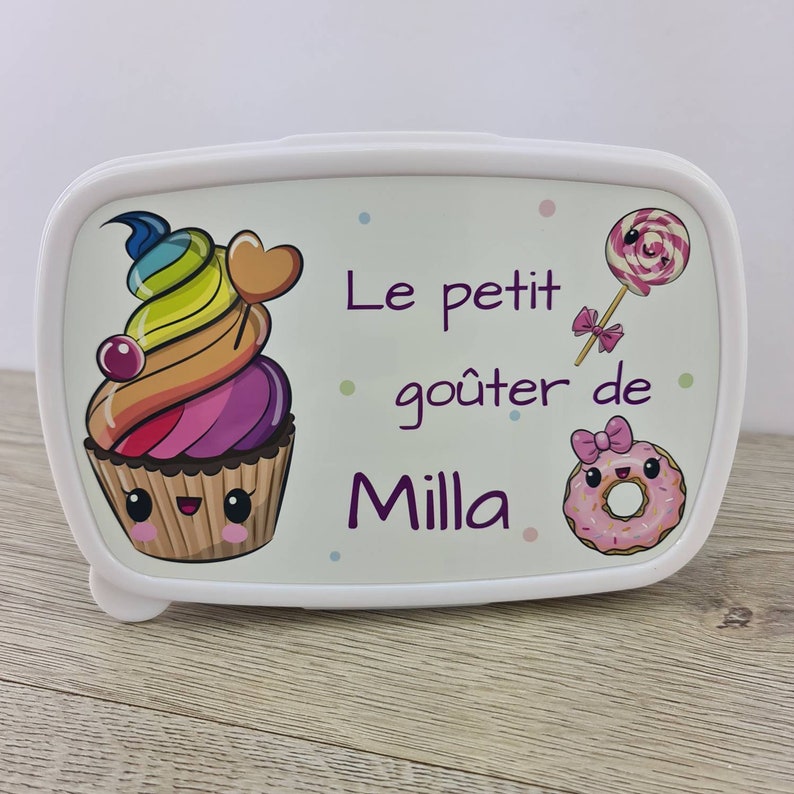 Boîte à Gouter personnalisée image 10