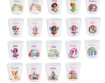 Gobelet enfant personnalisé/Verre enfant incassable/Gobelet maternelle/Gobelet prénom enfant/ Verre plastique personnalisé