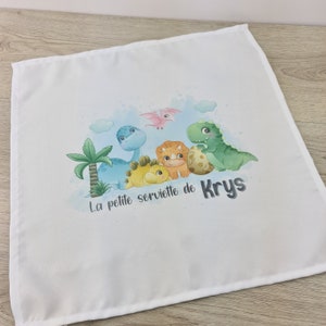 Serviette de table personnalisée pour enfant motif au choix image 2 image 6