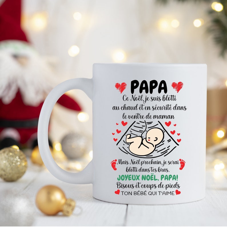 Mug En Céramique Pour Papa Spécial Noël image 1