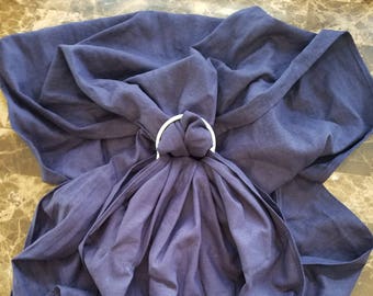 Linen Ring Sling / Baby Sling / Baby Carrier / Infant and Toddler Carrier