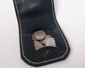 Handmade leather coin purse