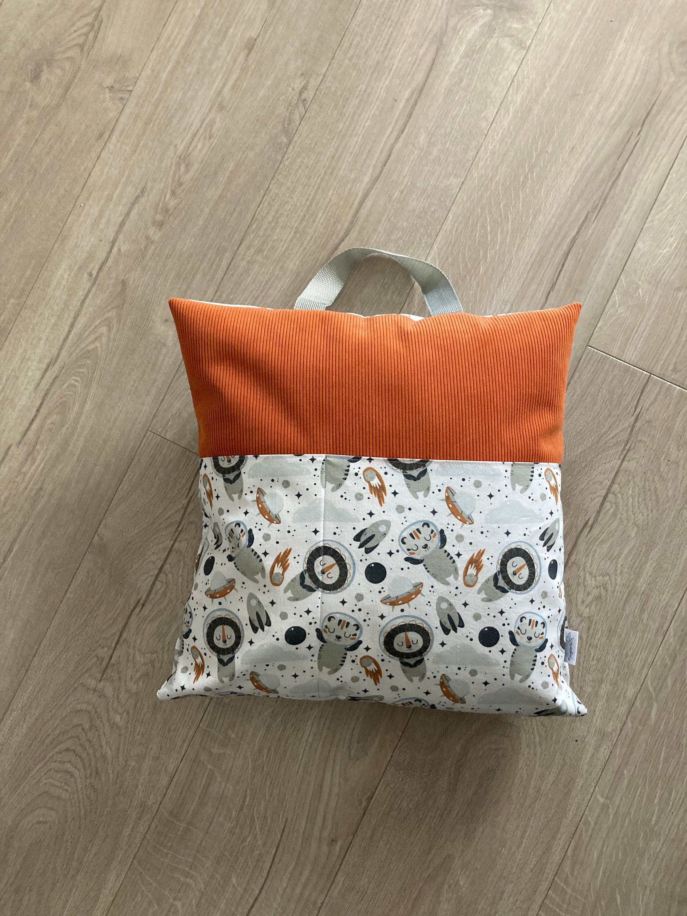 Housse de Coussin Cosmonautes/Lecture Enfant