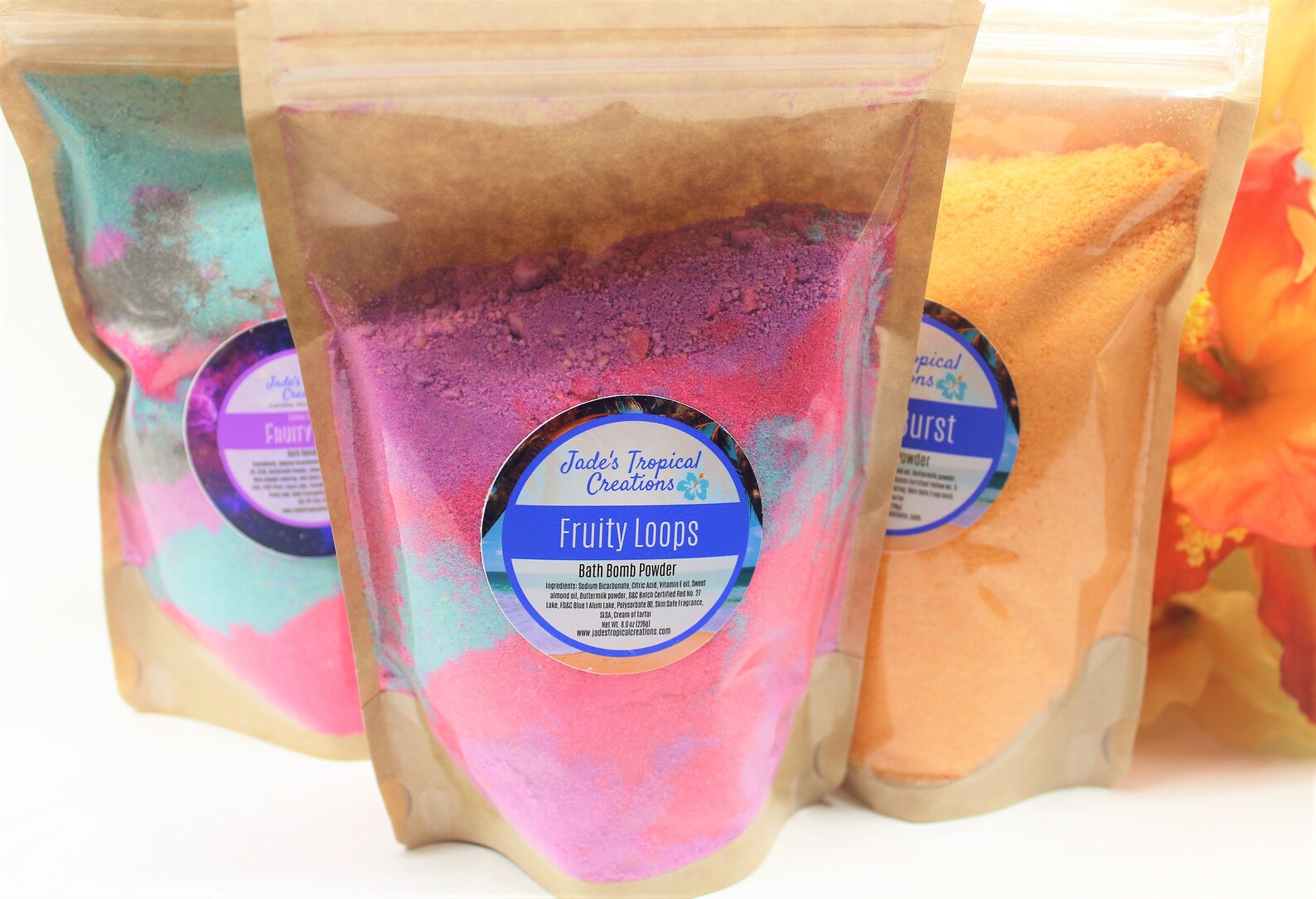 Gift for Her Bath Bomb Powder Fizzy Bath Dust Gift for Kid - Etsy