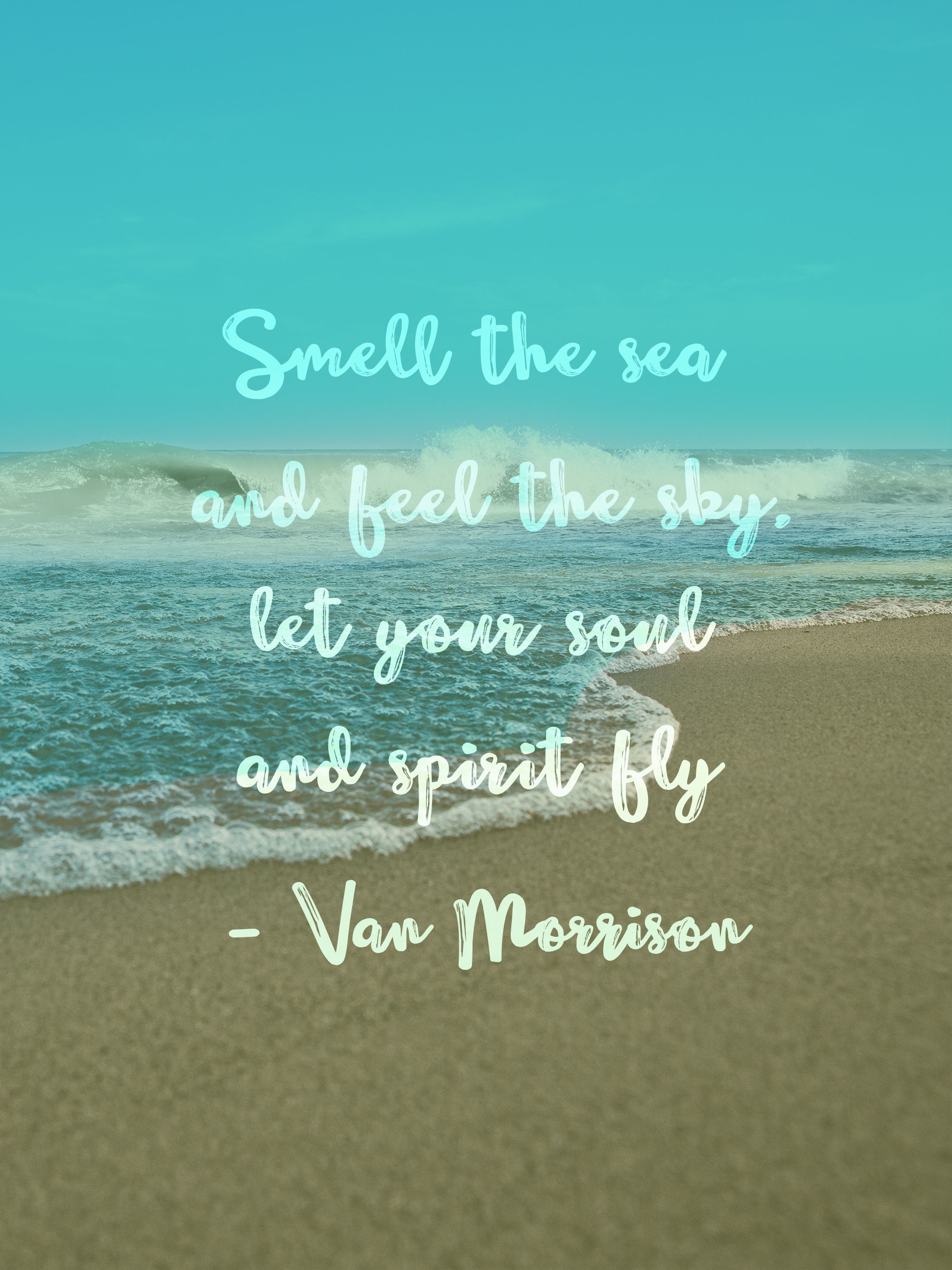 Beach House Poster Large Quote Wall Art Beach Quote Art Van Etsy