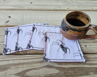 Servilletas con estampado de araña, servilletas de cóctel de araña, servilletas para fiesta de Halloween