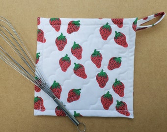 Strawberry holder, Strawberry Trivet, Strawberry Hot Pad
