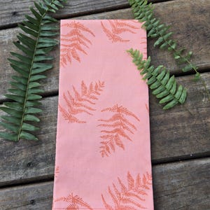 Varentheedoek, handdoek met varenprint, theedoek plantenliefhebber
