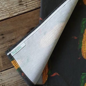 Corn Tea Towel, Corn Print Towel, Corn Kitchen Linens image 5