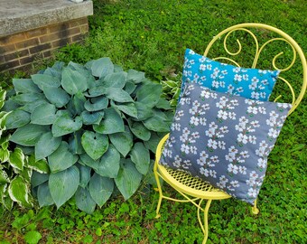 Dogwood Print Pillows, Handmade Pillows, Dogwood Throw Pillows