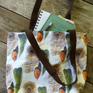 Torba z pawim piórem, torba z ptasim piórem, torba boho