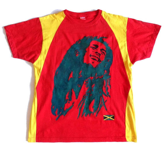 red bob marley shirt