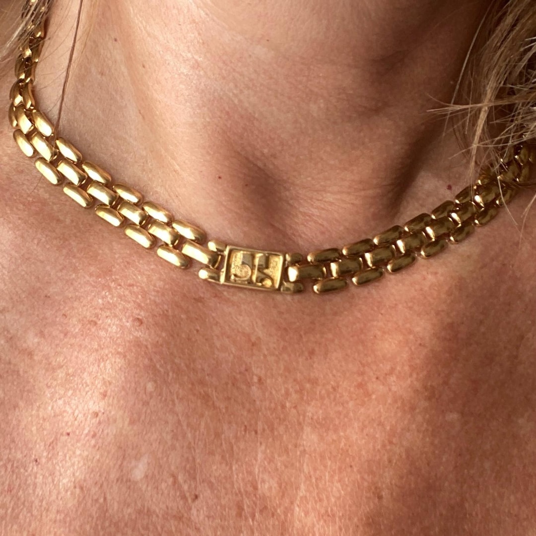 Courrèges ❤︎ Vintage ❤︎ necklace Authentic Courreges Vintage Gold Toned Long Chain Heart