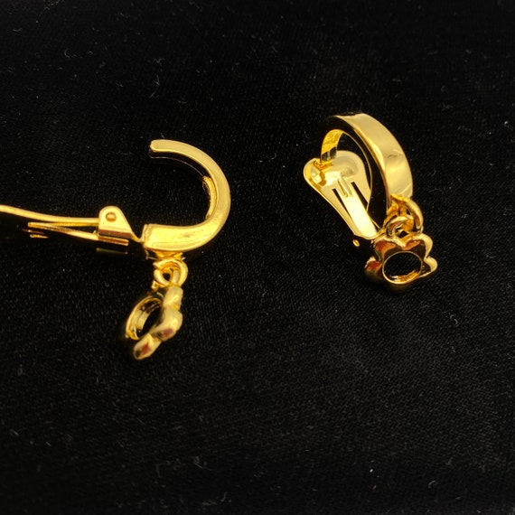 Half golden creoles with counterpart of DAVID GRA… - image 9