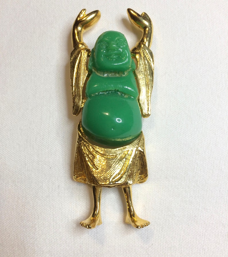 CHINESE Buddha of Luck signed dag DAVID GRAU in 2 colors to choose from