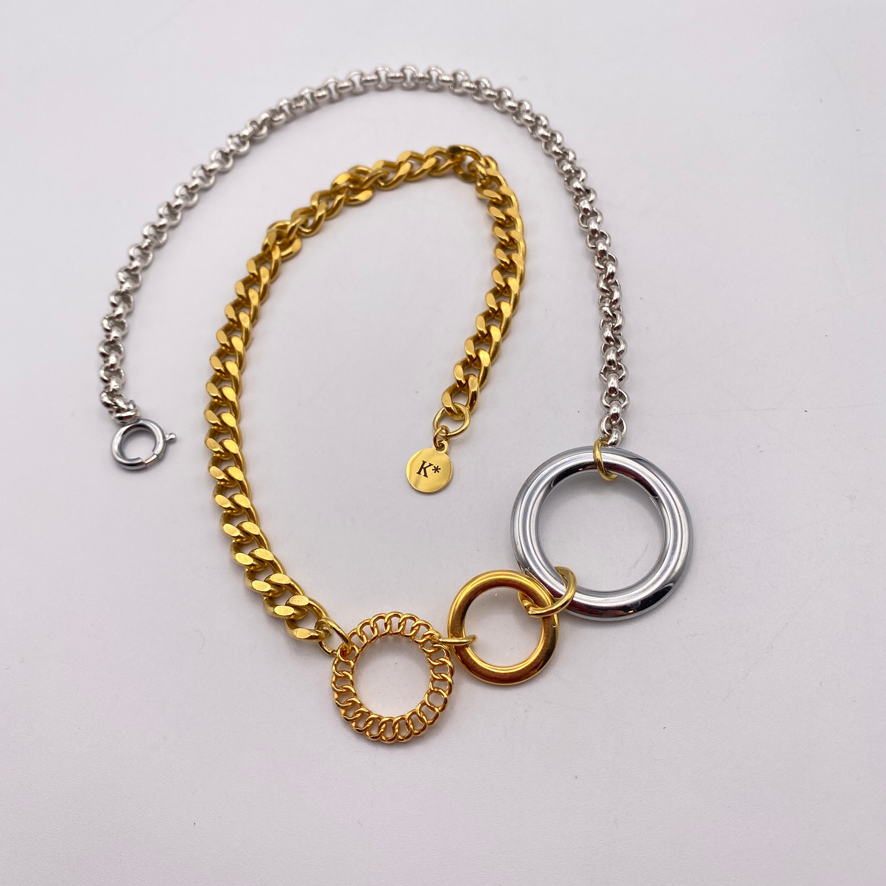 Chanel upcycled necklace deals