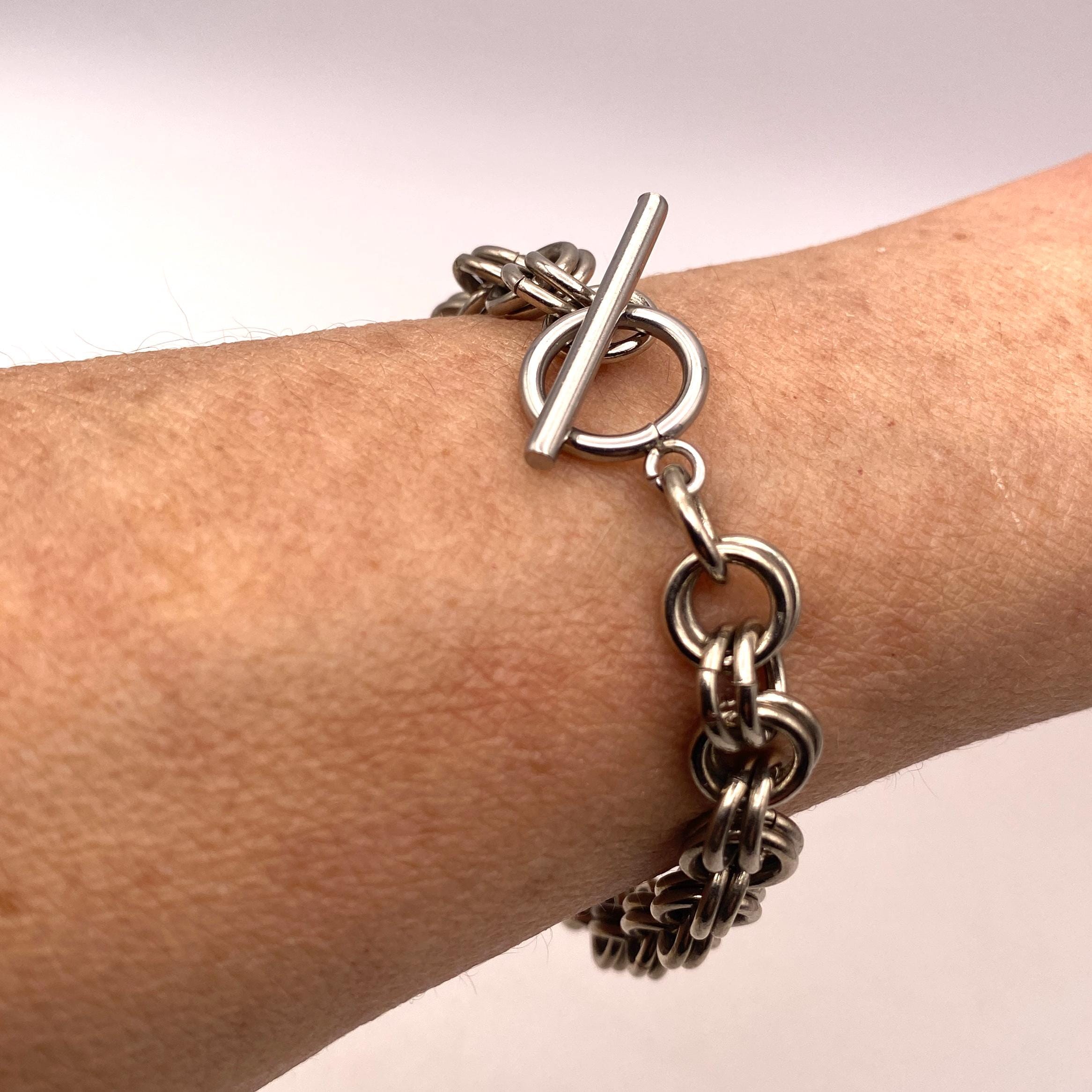 Bracelet vintage en métal argenté (Gebraucht) in Marly für CHF 5 - mit