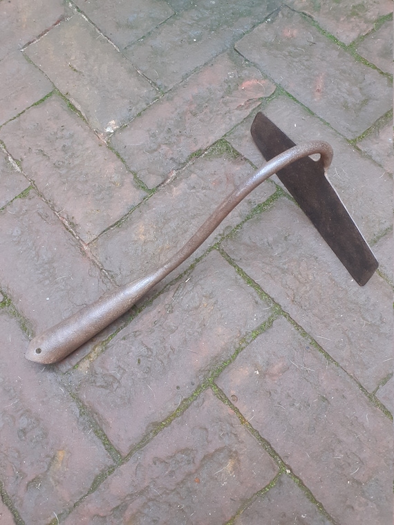 Old cheap garden hoe