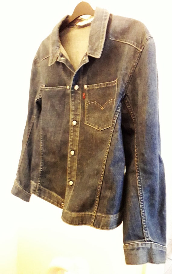 Vintage Levi twisted denim levi jacket 