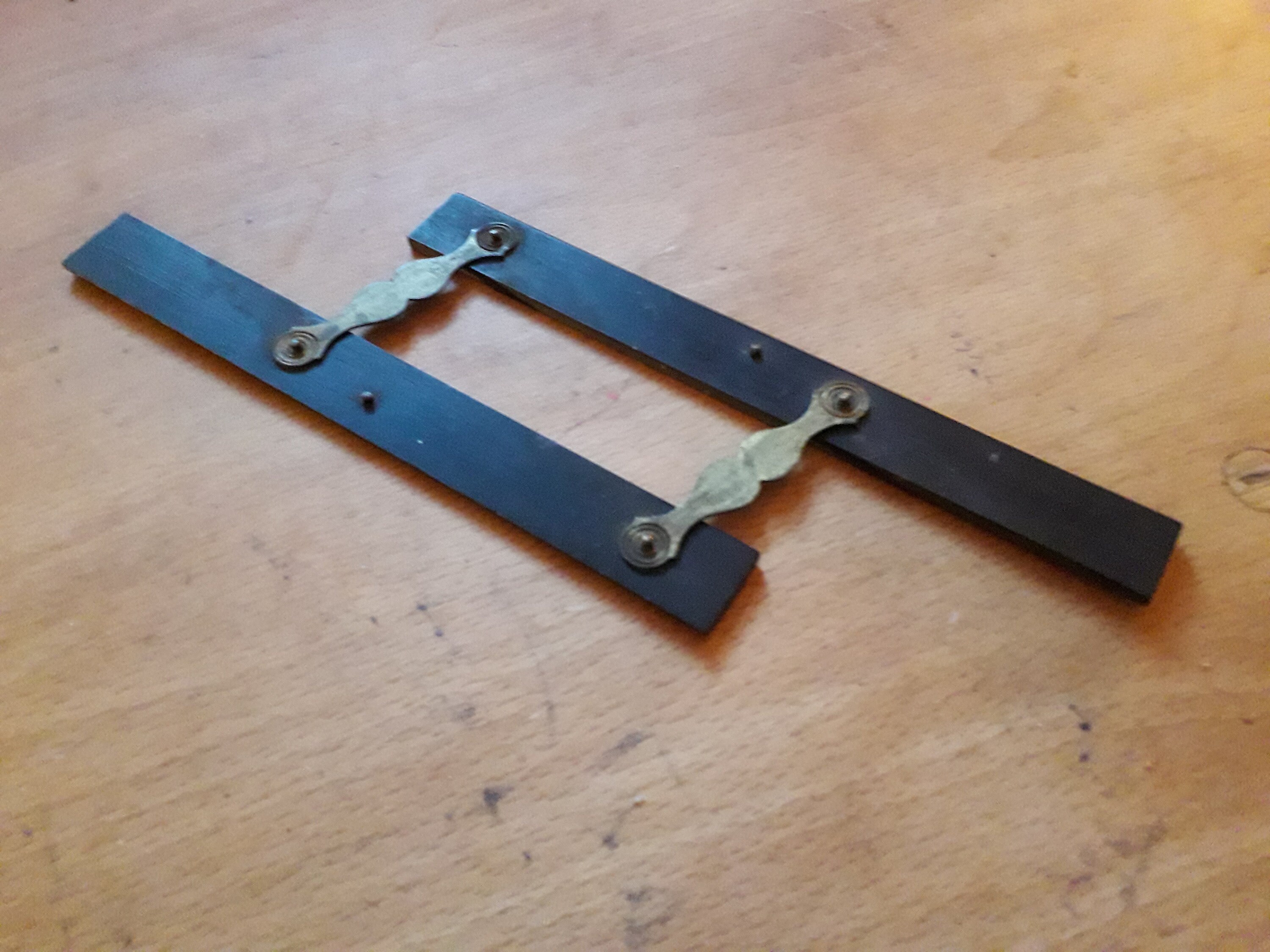 Antique Draughtsman parallel ruler ships nautical ebony and Etsy