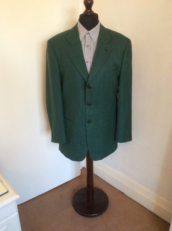 green sports jacket