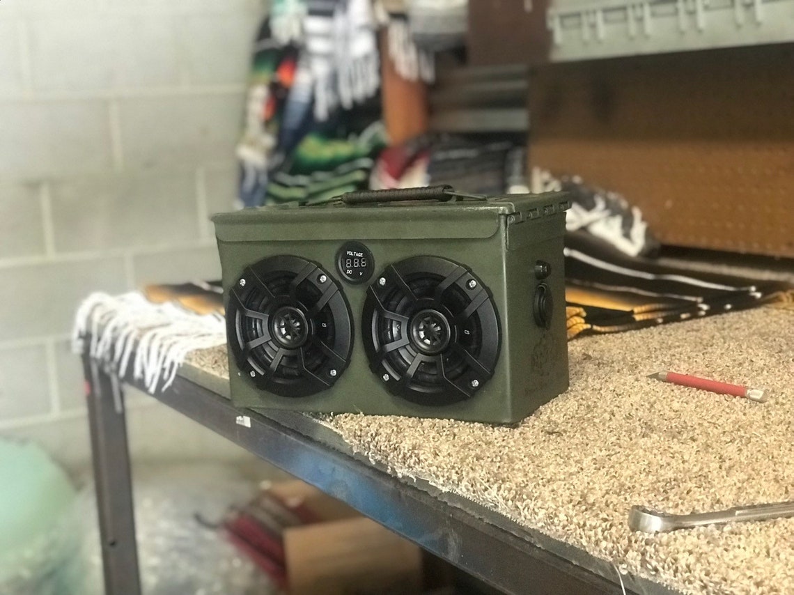 Ammo Box Bluetooth Speaker Etsy