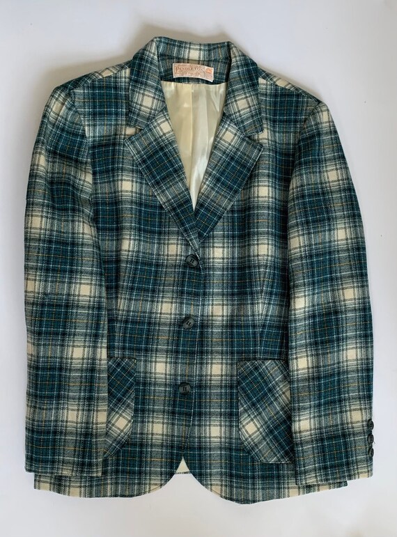 Pendleton Plaid Blazer