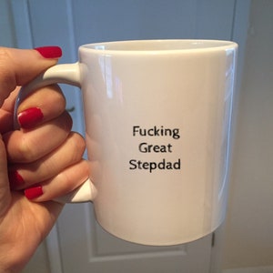 Best Stepdad Ever Coffee Mug - Stepfather Gift for Fathers Day Daughters Wedding - Funny Step Dad Present