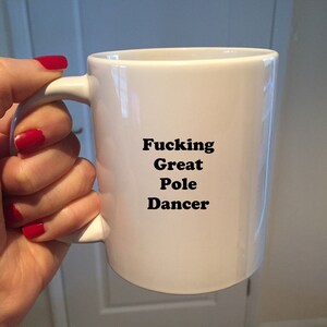 Pole Dancer Mug Funny Pole Dancer Mugs Birthdays Pole Dancing Dance Teacher Women Dance School Custom Coffee Cup Gift Presents for Her