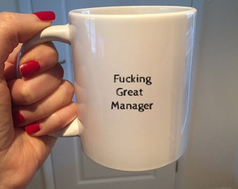Manager Mug,Manager Gift,Office Manager,Manager Thank You Gift,Coffee Cup,Funny Gift,boss Mug,Present For Manager,Manager Leaving Gift,Best
