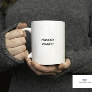 Freimaurer Wanker Becher Geschenk für Freimaurer Freimaurer Becher Benutzerdefinierte Kaffeetasse Geburtstage Geschenke Masonry Geschenk Papa Lustiges Geschenk, verehrter Meister