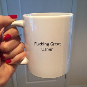 Taza de café divertida para padrinos de boda: un regalo grosero para el padrino.