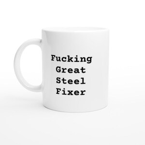 Geweldige stalen reparateurmok – grappig koffiekopje cadeau voor staalbewerkers en bouwvakkers – onbeleefd cadeau voor verjaardag of collega's