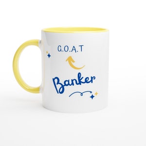 Banker Mug - Funny banker mug  Banking Gift for Coworkers- Finance and Financial Gifts - Personalized Coffee Cup handmade mug