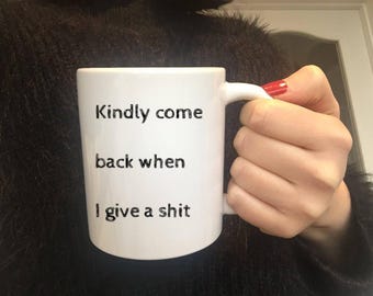 Taza de café divertida: regalo de cerámica grosero