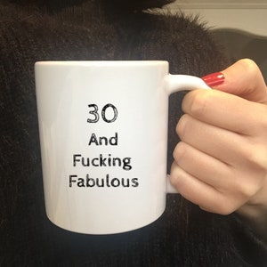 Mug 30e anniversaire, cadeau d'anniversaire nièce, cadeaux pour femme, carte 30e anniversaire, tasse grossière, tasse blague, cadeau de félicitations, cadeaux pour elle