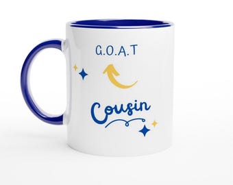 史上最高のいとこマグカップ いとこへの誕生日、クリスマス、または同窓会のコーヒーカップへの面白い家族への贈り物 彼または彼女へのユニークなプレゼント